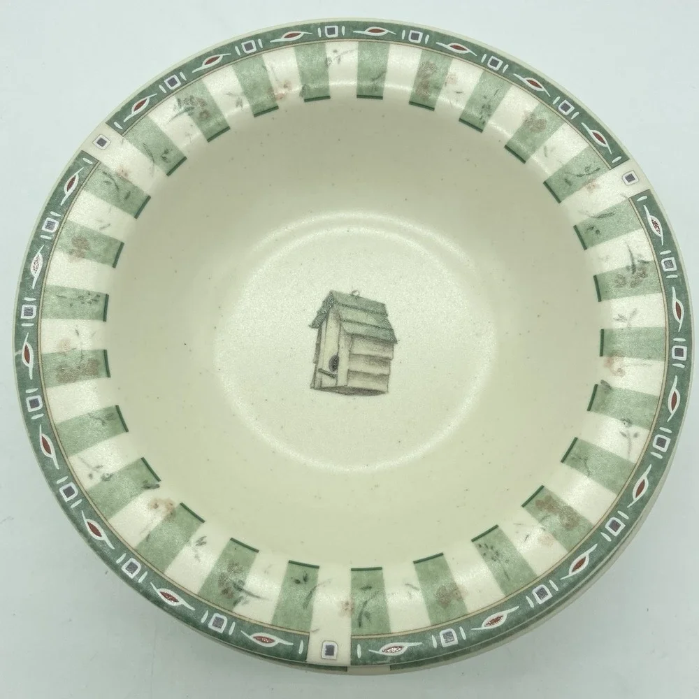 Pfaltzgraff Naturewood Deep Rimmed Soup Cereal Bowls‎ 7 1/4